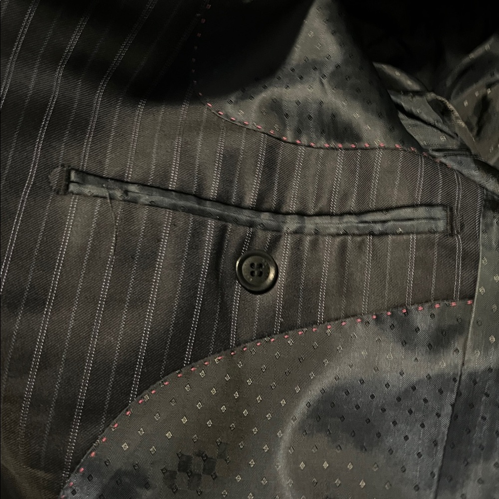 Balmain Paris Vintage Pinstripe Suit Coat - Picture 12 of 16